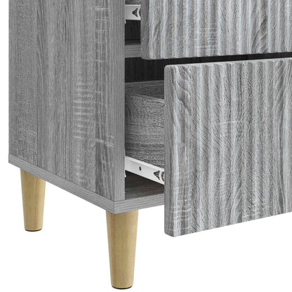 Armadio da Notte con cassetto Grigio Sonoma 43 x 34,5 x 48 cm | homemem39