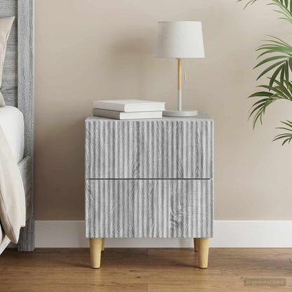 Armadio da Notte con cassetto Grigio Sonoma 43 x 34,5 x 48 cm | homemem39