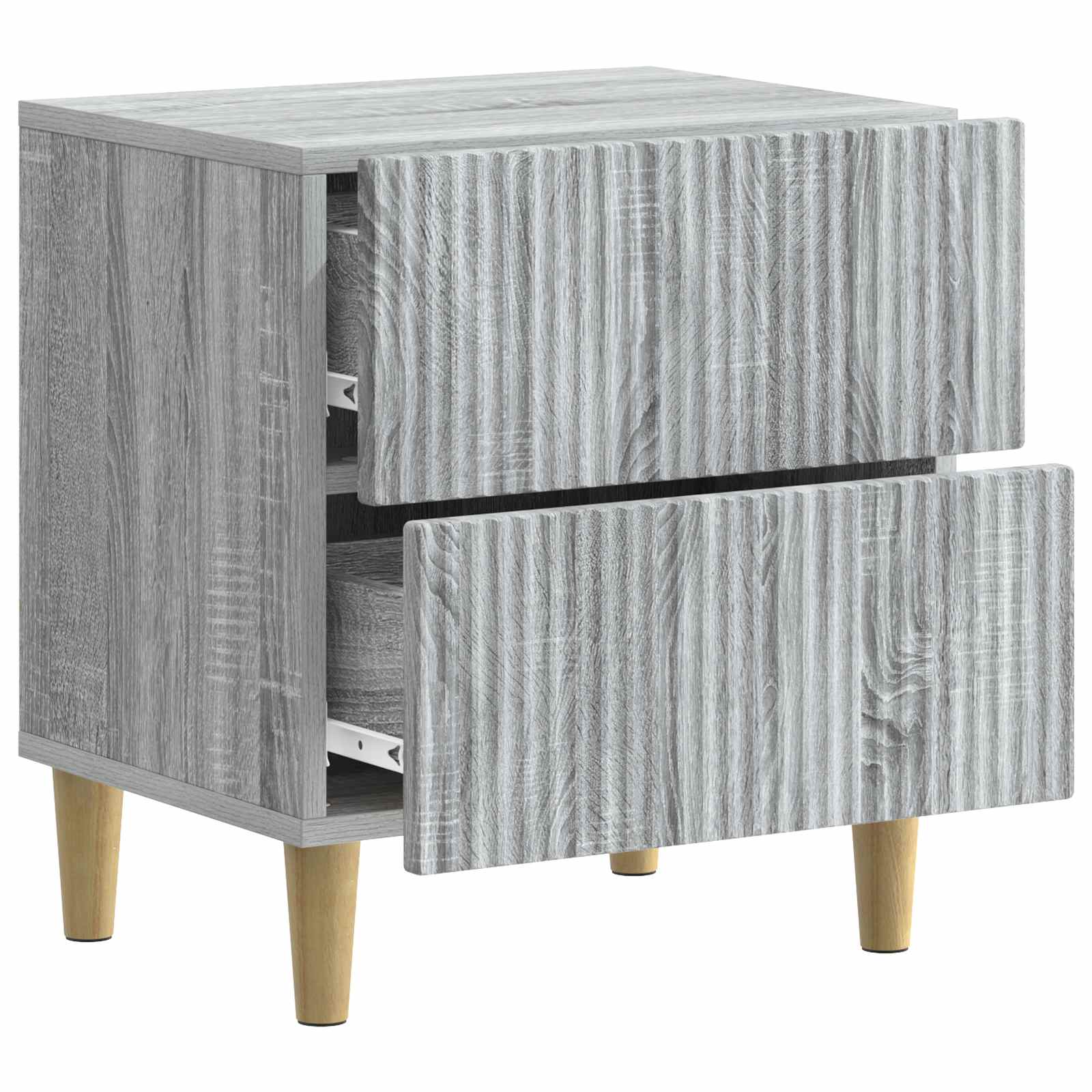 Armadio da Notte 2 pcs Grigio Sonoma 43 x 34,5 x 48 cm | homemem39