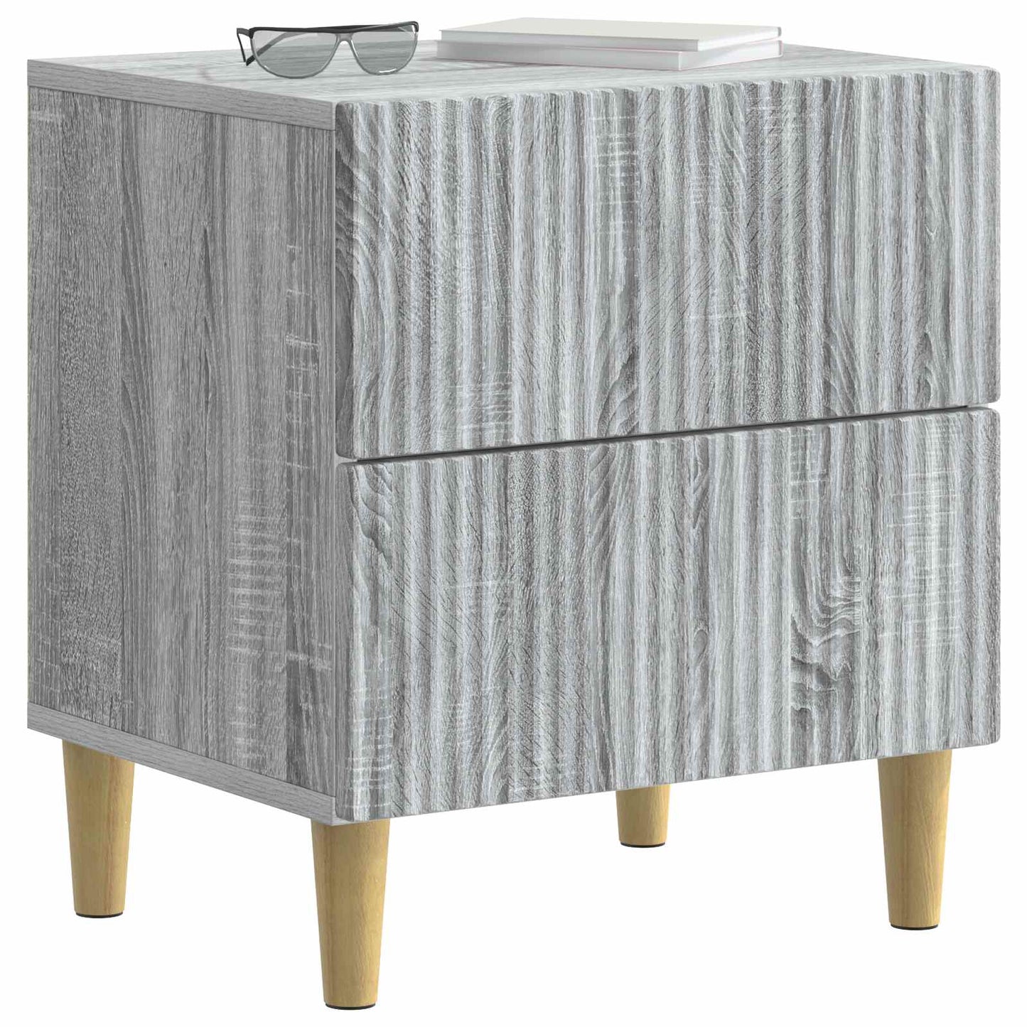 Armadio da Notte 2 pcs Grigio Sonoma 43 x 34,5 x 48 cm | homemem39