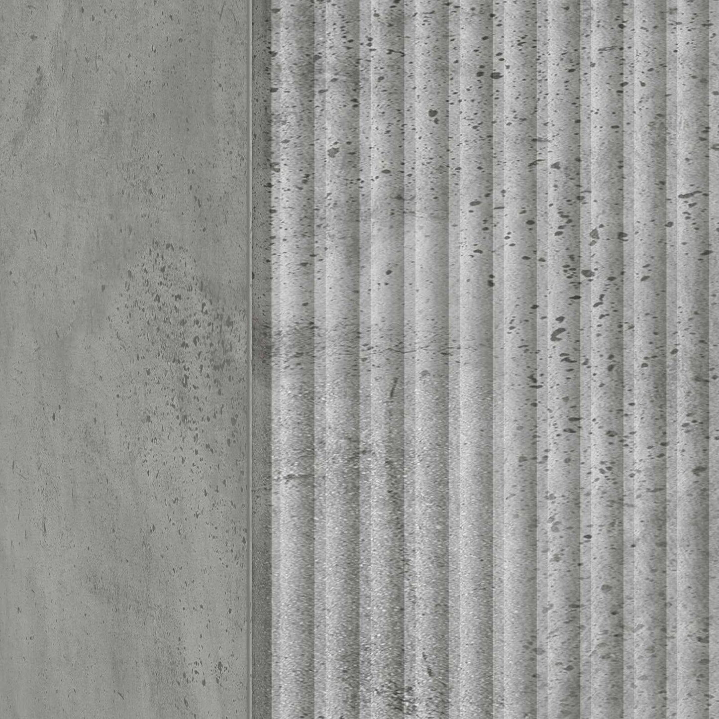 Armadio da Notte Grigio Cemento 43 x 34,5 x 50 cm | homemem39