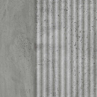 Armadio da Notte Grigio Cemento 43 x 34,5 x 50 cm | homemem39