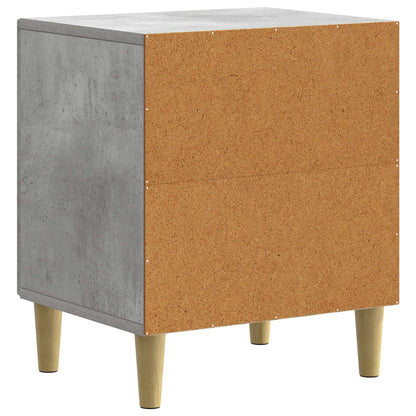 Armadio da Notte Grigio Cemento 43 x 34,5 x 50 cm | homemem39