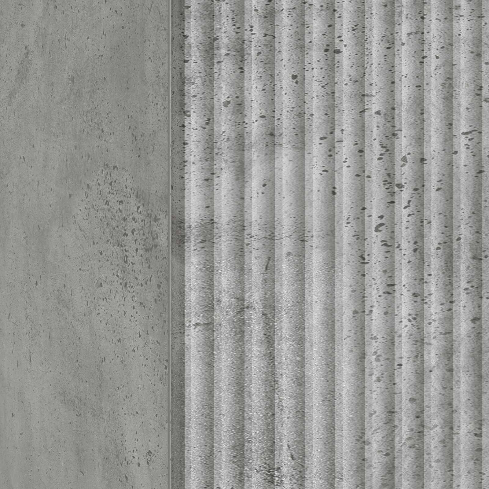 Armadio da Notte 2 pcs Grigio Cemento 43 x 34,5 x 50 cm | homemem39