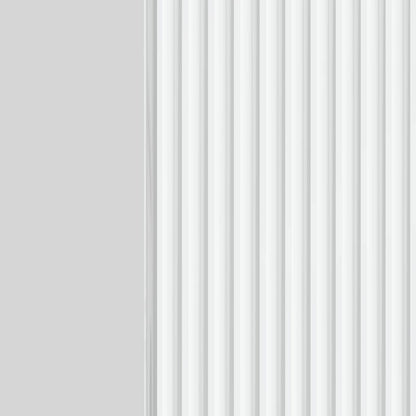 Armadio da Notte 2 pcs Bianco Lucido 43 x 34,5 x 50 cm | homemem39