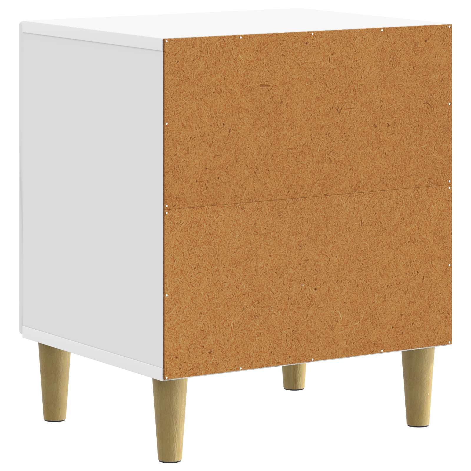 Armadio da Notte 2 pcs Bianco Lucido 43 x 34,5 x 50 cm | homemem39