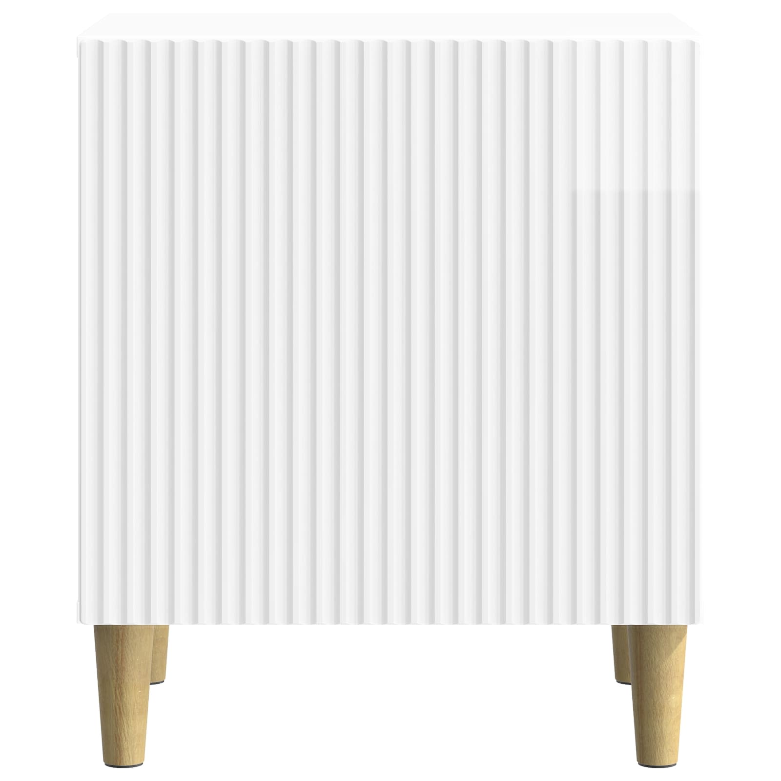 Armadio da Notte 2 pcs Bianco Lucido 43 x 34,5 x 50 cm | homemem39
