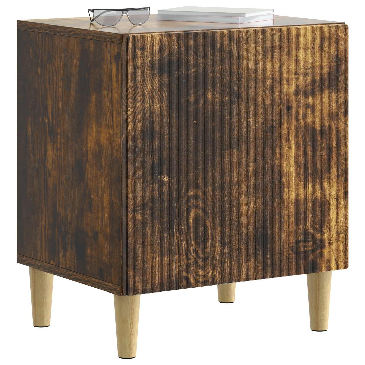 Armadio da Notte Rovere Fumo 43 x 34,5 x 50 cm | homemem39