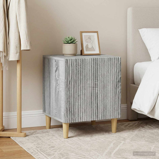 Armadio da Notte 2 pcs Grigio Sonoma 43 x 34,5 x 50 cm