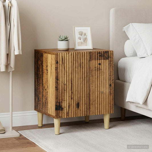 Armadio da Notte 2 pcs Legno antico 43 x 34,5 x 50 cm