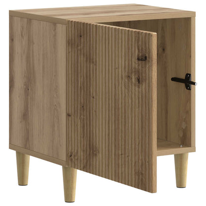 Armadio da Notte 2 pz Rovere Artigianale 43 x 34,5 x 50 cm | homemem39