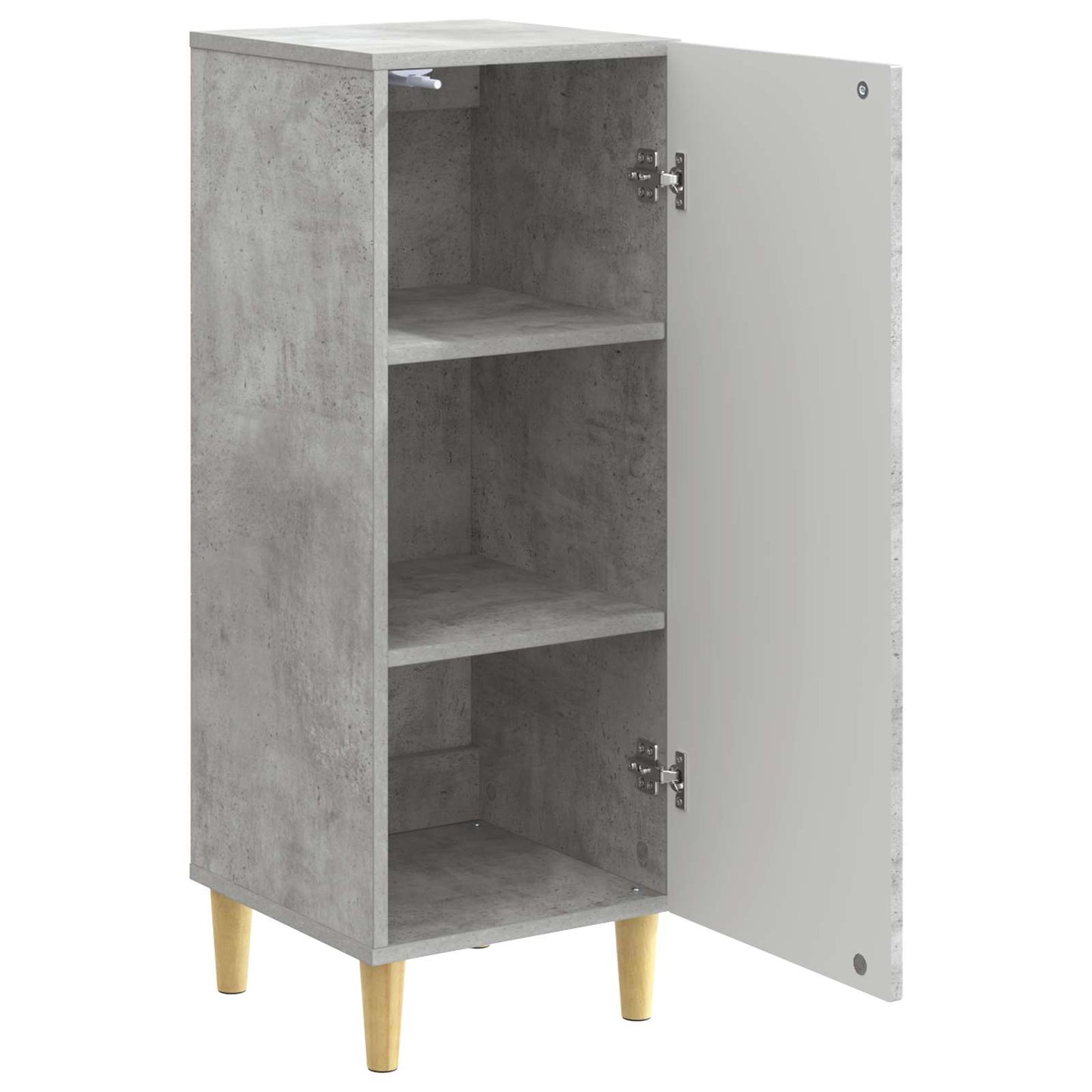 Credenza Grigio Cemento 33 x 34,5 x 90 cm Legno ingegnerizzato | homemem39