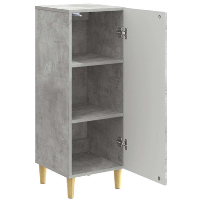 Credenza Grigio Cemento 33 x 34,5 x 90 cm Legno ingegnerizzato