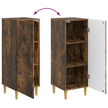 Credenza Rovere Fumo 33 x 34,5 x 90 cm Legno ingegnerizzato | homemem39