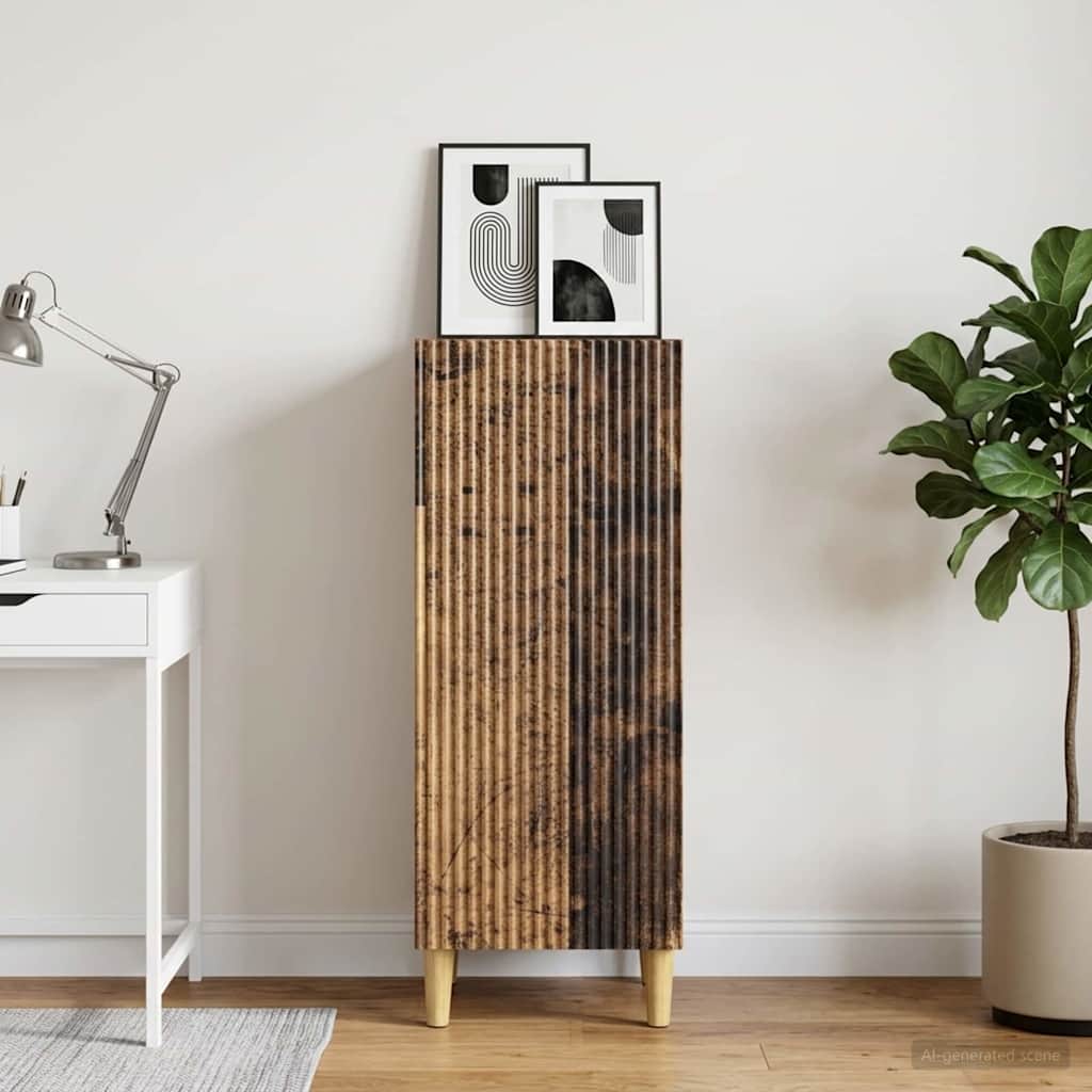 Credenza Legno antico 33 x 34,5 x 90 cm Legno ingegnerizzato