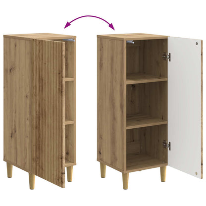 Credenza Rovere Artigianale 33 x 34,5 x 90 cm