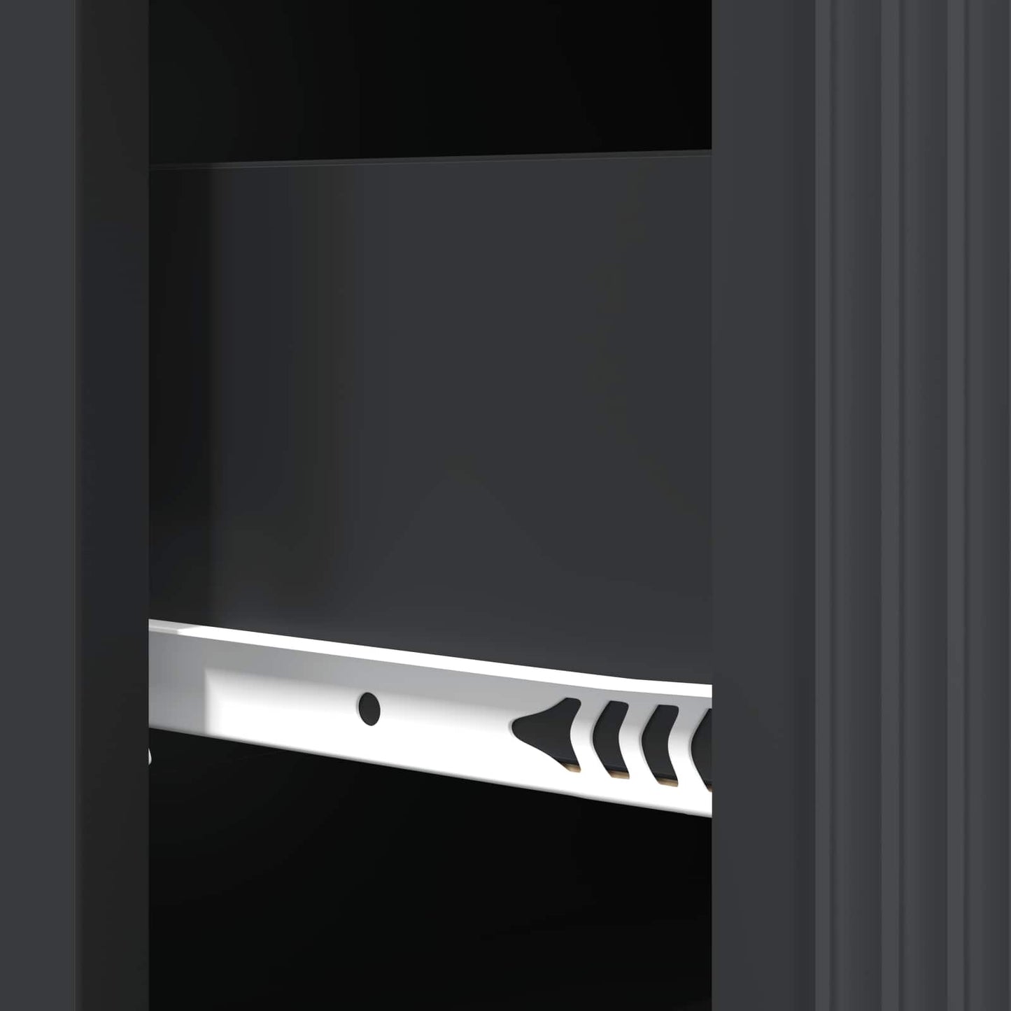 Mobile con Cassetti Nero 66 x 34,5 x 90 cm Legno ingegnerizzato