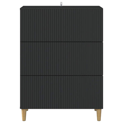 Mobile con Cassetti Nero 66 x 34,5 x 90 cm Legno ingegnerizzato | homemem39