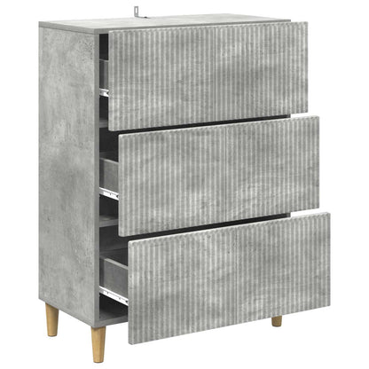 Mobile con Cassetti Grigio Cemento 66 x 34,5 x 90 cm