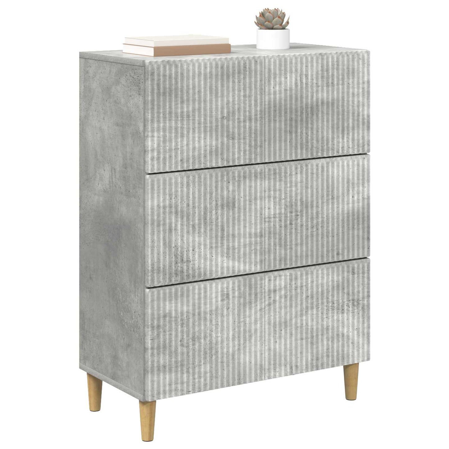Mobile con Cassetti Grigio Cemento 66 x 34,5 x 90 cm | homemem39