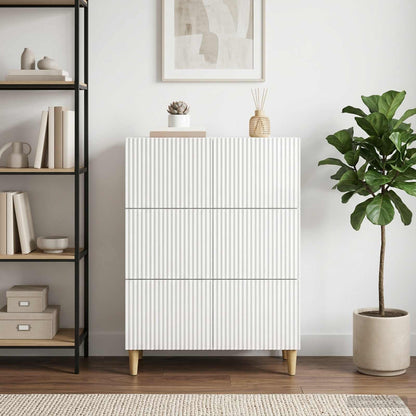 Mobile con Cassetti Bianco Lucido 66 x 34,5 x 90 cm