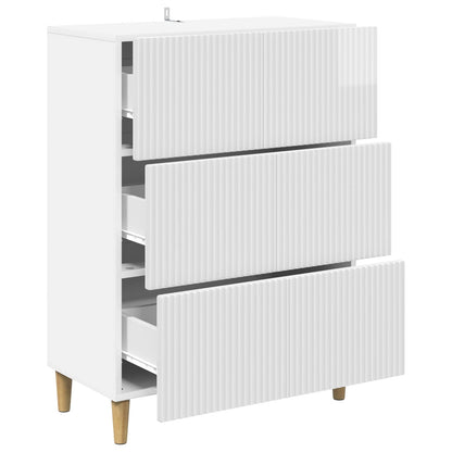 Mobile con Cassetti Bianco Lucido 66 x 34,5 x 90 cm | homemem39