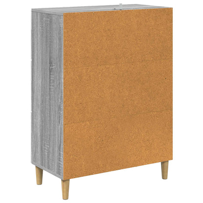 Mobile con Cassetti Grigio Sonoma 66 x 34,5 x 90 cm