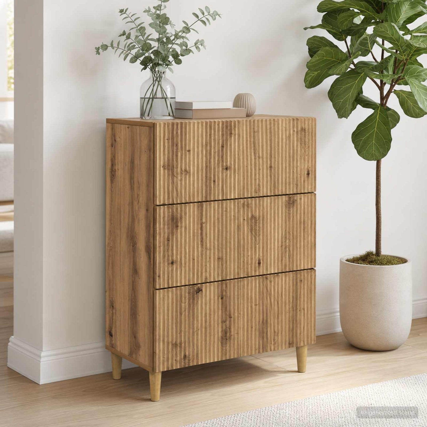 Mobile con Cassetti 66 x 34,5 x 90 cm Legno ingegnerizzato