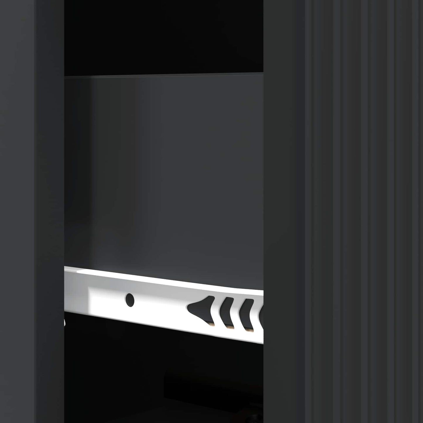 Mobile con Cassetti Nero 33 x 34,5 x 90 cm Legno ingegnerizzato