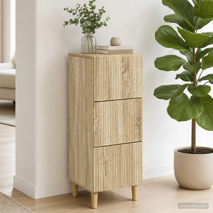 Mobile con Cassetti Rovere Sonoma 33 x 34,5 x 90 cm