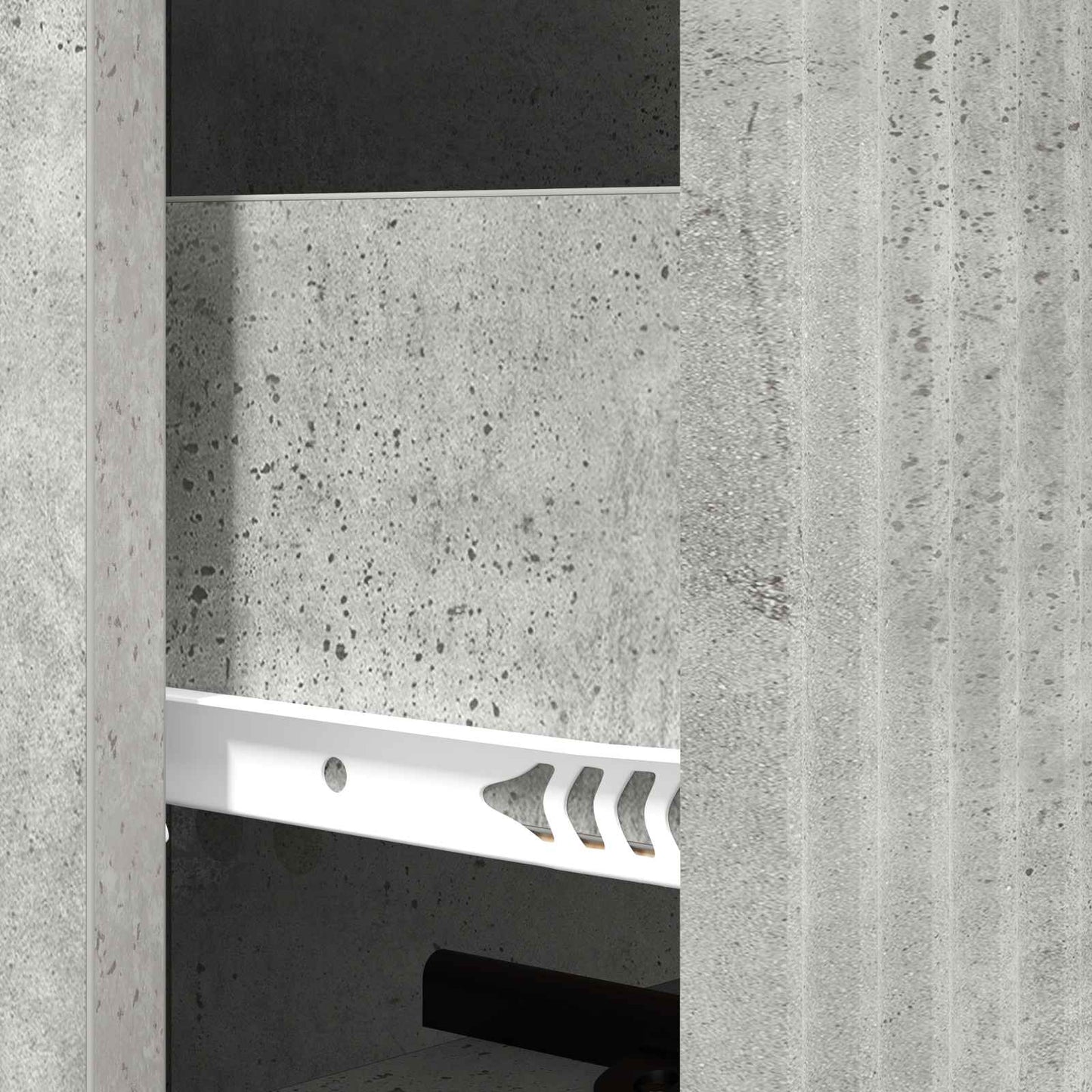 Mobile con Cassetti Grigio Cemento 33 x 34,5 x 90 cm | homemem39