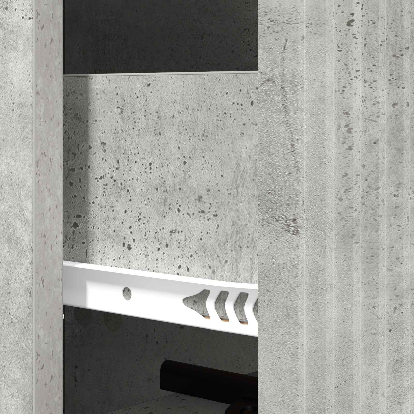 Mobile con Cassetti Grigio Cemento 33 x 34,5 x 90 cm | homemem39