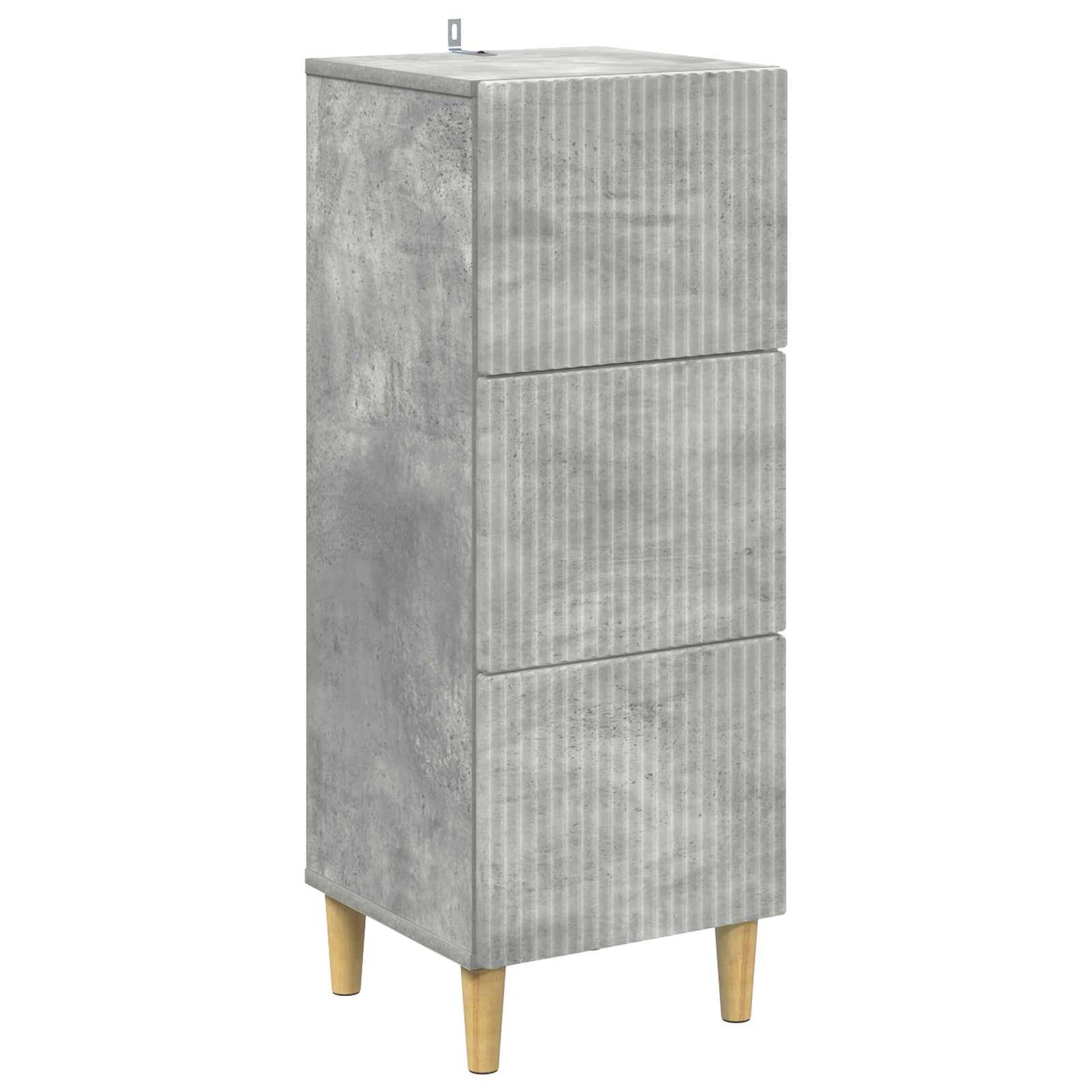 Mobile con Cassetti Grigio Cemento 33 x 34,5 x 90 cm