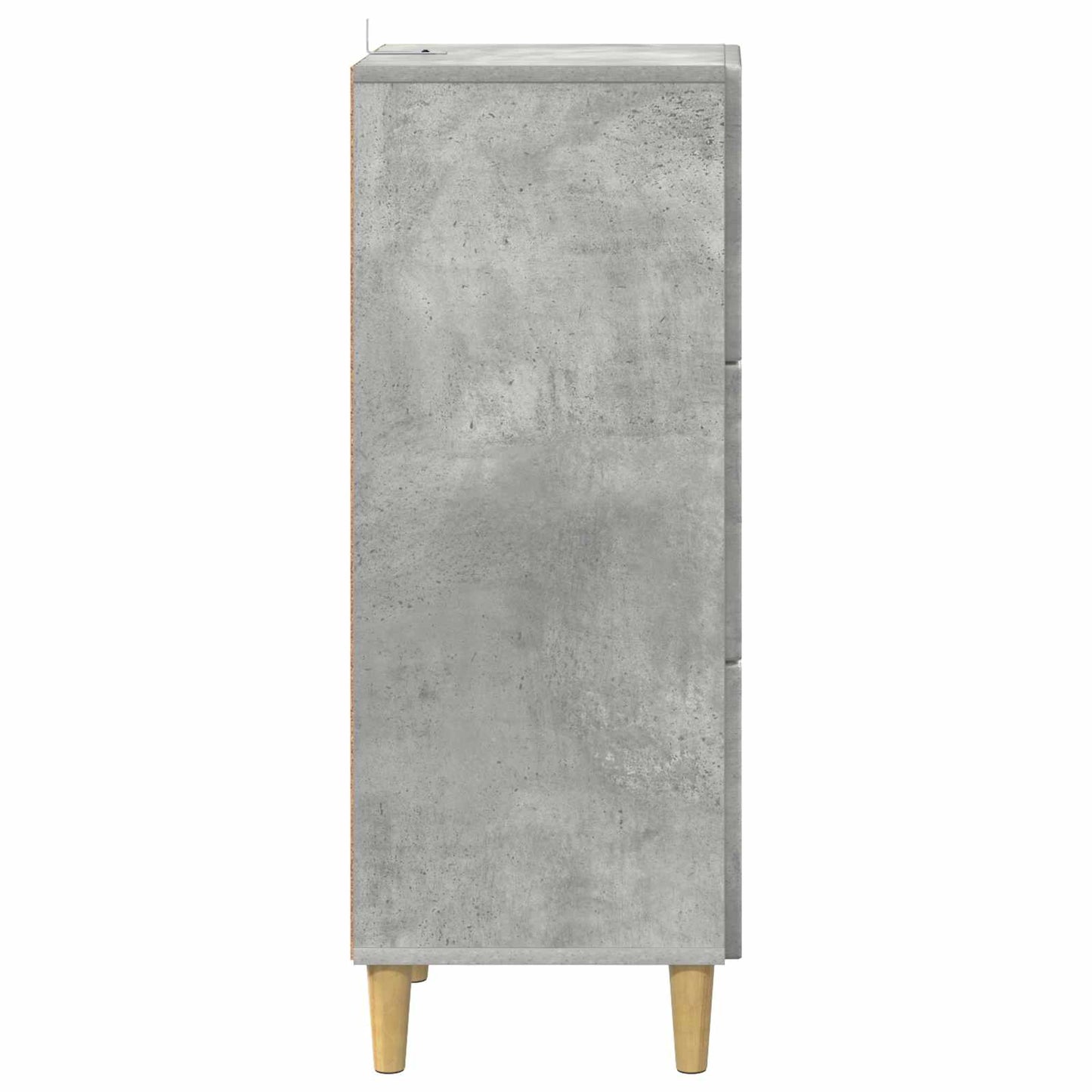 Mobile con Cassetti Grigio Cemento 33 x 34,5 x 90 cm