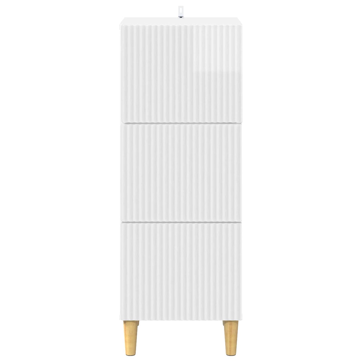 Mobile con Cassetti Bianco Lucido 33 x 34,5 x 90 cm | homemem39