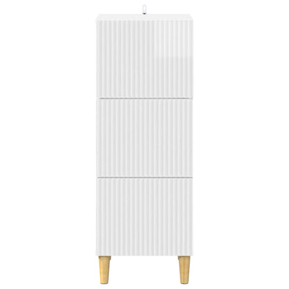 Mobile con Cassetti Bianco Lucido 33 x 34,5 x 90 cm | homemem39