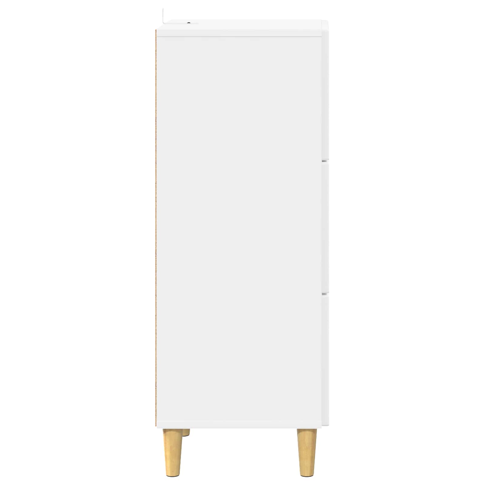 Mobile con Cassetti Bianco Lucido 33 x 34,5 x 90 cm | homemem39