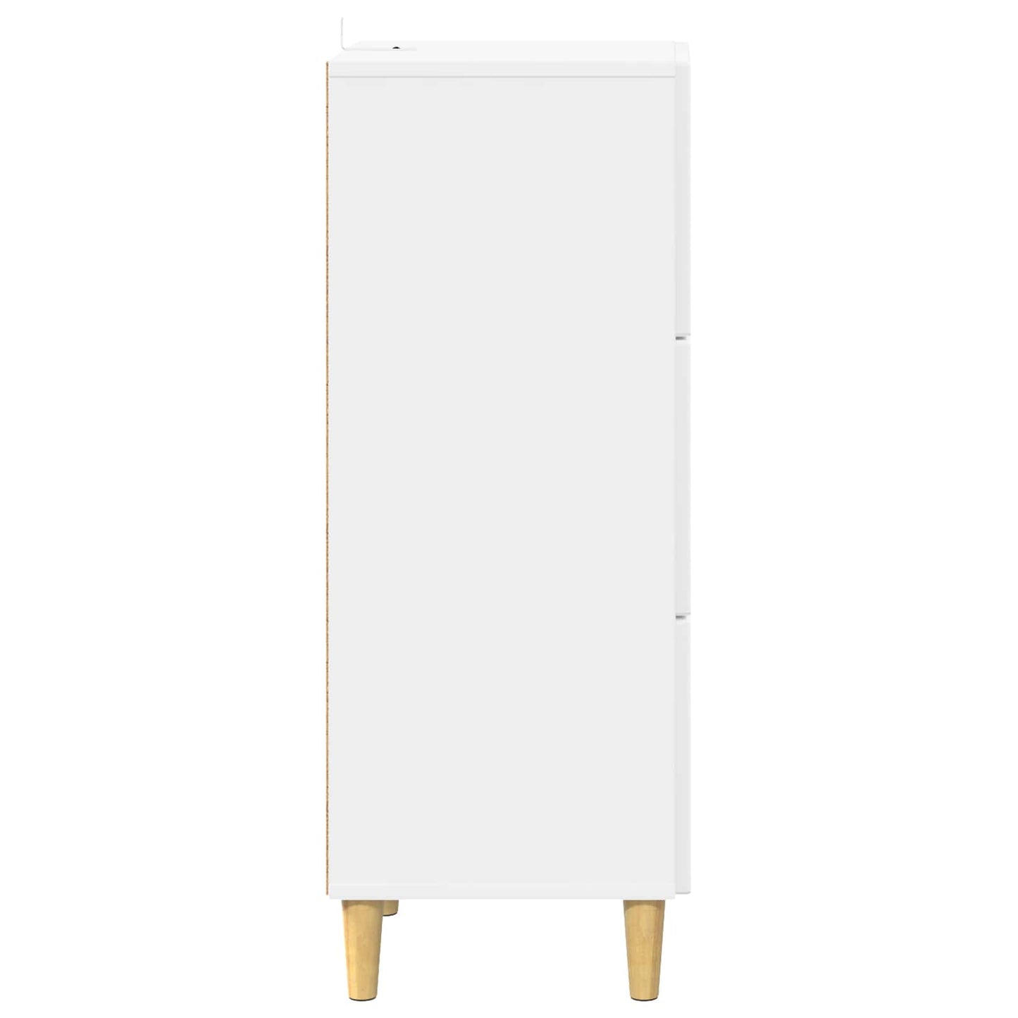 Mobile con Cassetti Bianco Lucido 33 x 34,5 x 90 cm