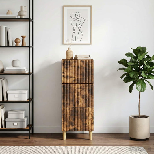Mobile con Cassetti Rovere Fumo 33 x 34,5 x 90 cm