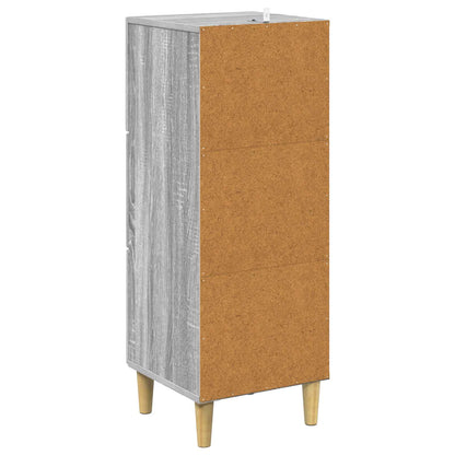 Mobile con Cassetti Grigio Sonoma 33 x 34,5 x 90 cm