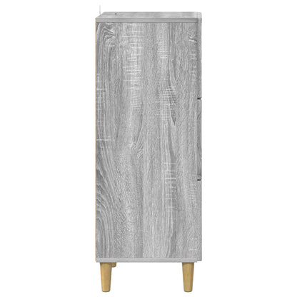 Mobile con Cassetti Grigio Sonoma 33 x 34,5 x 90 cm
