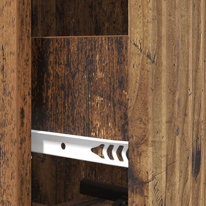 Mobile con Cassetti Legno antico 33 x 34,5 x 90 cm