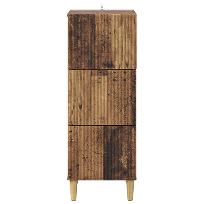Mobile con Cassetti Legno antico 33 x 34,5 x 90 cm
