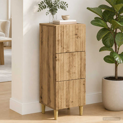 Mobile con Cassetti 33 x 34,5 x 90 cm Legno ingegnerizzato