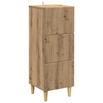 Mobile con Cassetti Rovere Artigianale 33 x 34,5 x 90 cm