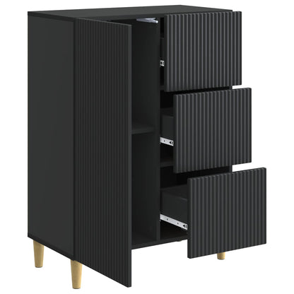 Credenza Nero 66 x 34,5 x 90 cm Legno ingegnerizzato | homemem39