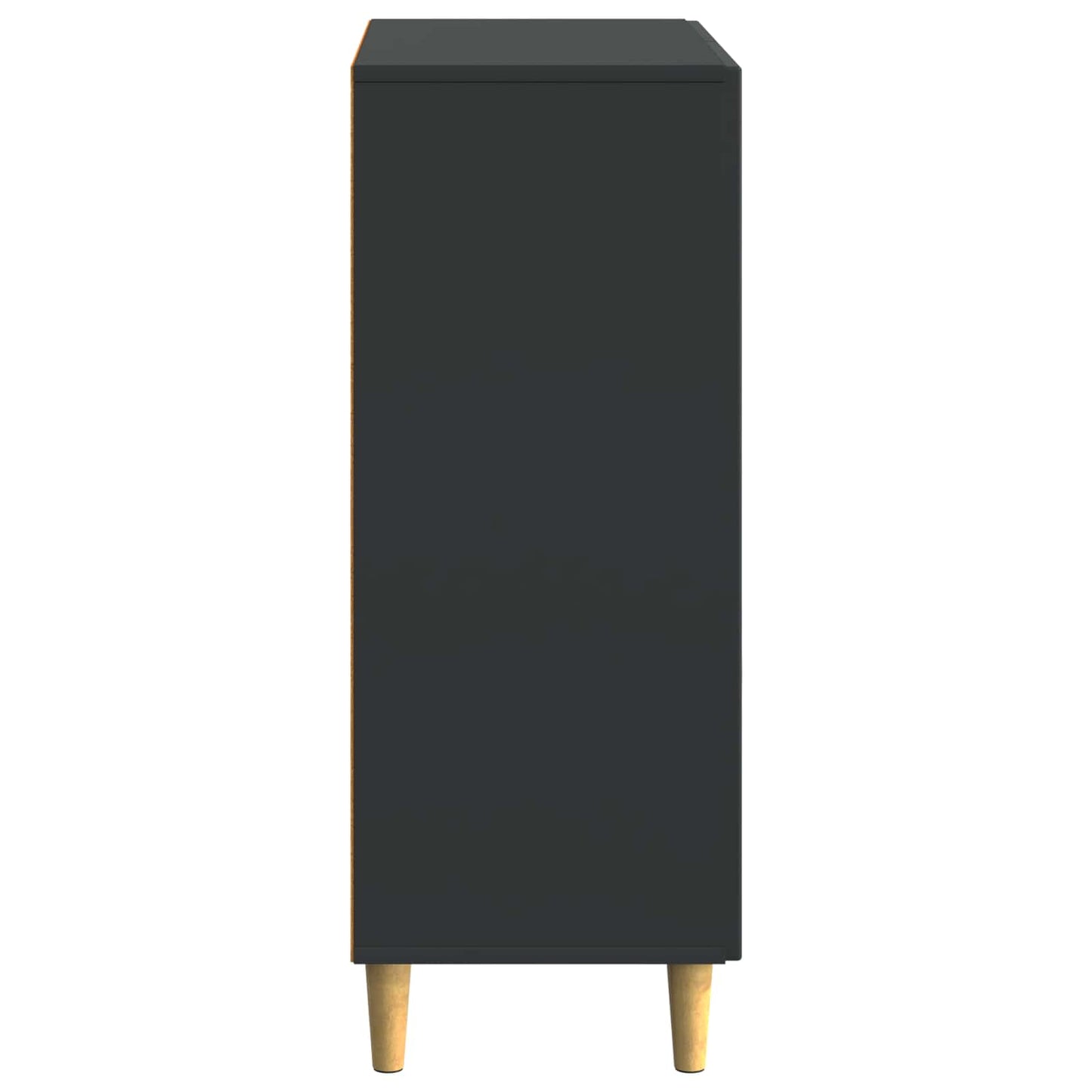 Credenza Nero 66 x 34,5 x 90 cm Legno ingegnerizzato | homemem39