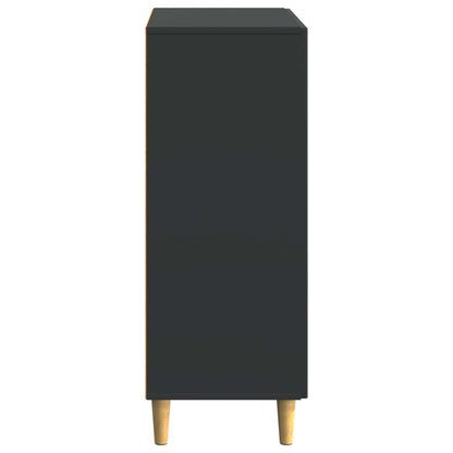 Credenza Nero 66 x 34,5 x 90 cm Legno ingegnerizzato