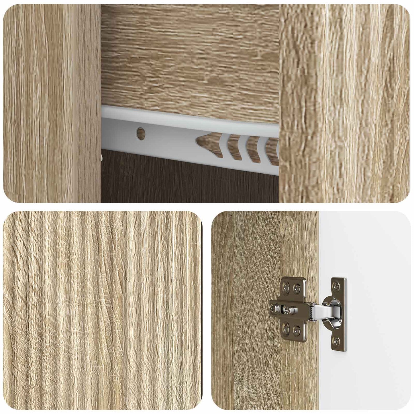 Credenza Rovere Sonoma 66 x 34,5 x 90 cm Legno ingegnerizzato | homemem39