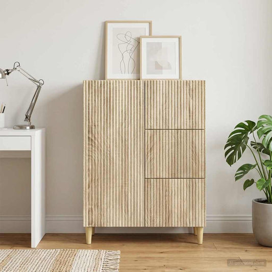 Credenza Rovere Sonoma 66 x 34,5 x 90 cm Legno ingegnerizzato